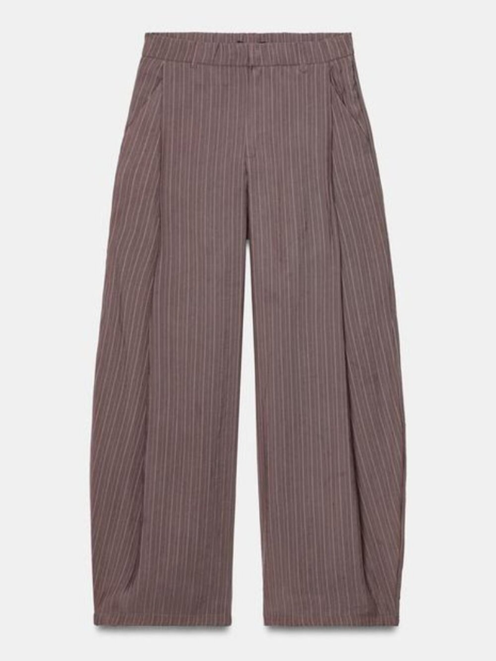 ZARA FLOWY PLEATED PANTS